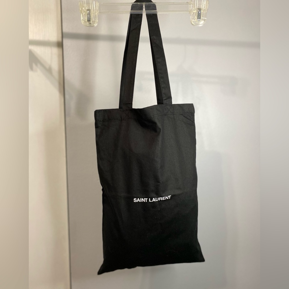 Saint Laurent fabric tote bag shopping bag